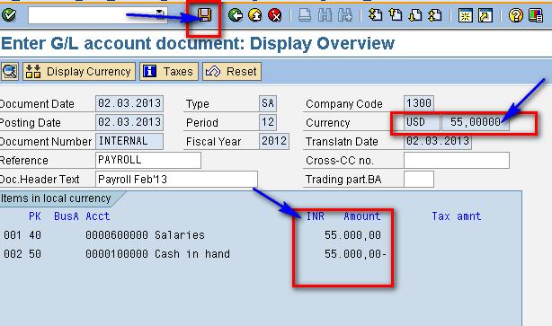 Foreign Currency Transactions Sap Simple Docs - 